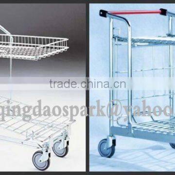 foldable trolley baggage handling cart