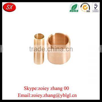 China Manufacture CNC Turned Small Tolerance Brass Sleeve Bushing photo-2