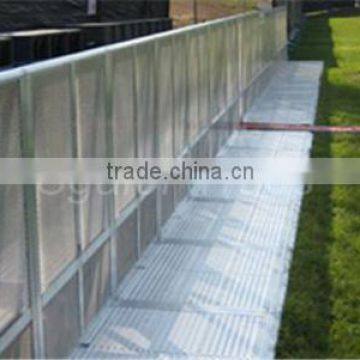 Aluminum stage barrier, Police barrier, expandable safety barrier