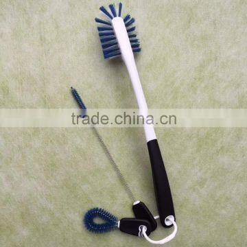 Household bottle brush with soft bristle