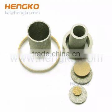 High Temperature Air Purification Solid Liquid Separation - Microporous Metal Stainless Steel Cartridge Filters photo-2