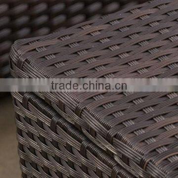 Classical Simple Home Backyard Poolside 4-piece Rattan Sofa Set Furniture photo-5