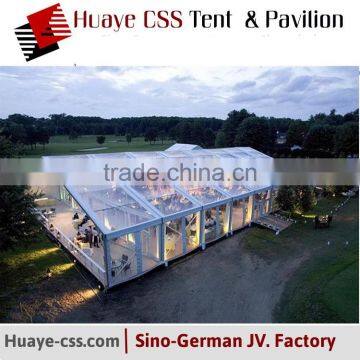 Luxury beautiful decoration transparent wedding tents