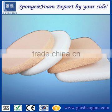 2016 new factory wholesale round and polygon shape latex-free cosmetic sponge powder puff