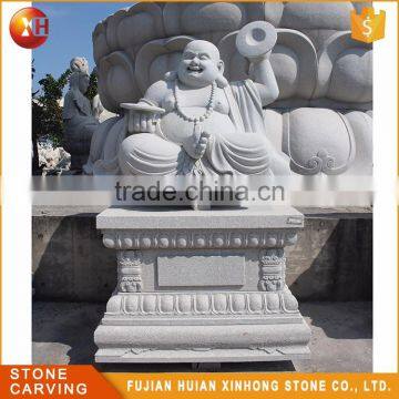 High Quality Plaza Outdoor Stone Buddha Figure Statue photo-4