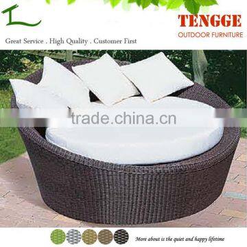 YH-8003 Outdoor round rattan wicker recreation lounger