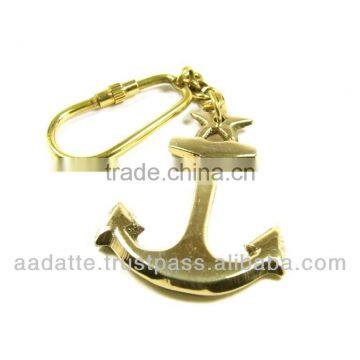 Marine Keychain Marine Brass Anchor Nautical Key Chain