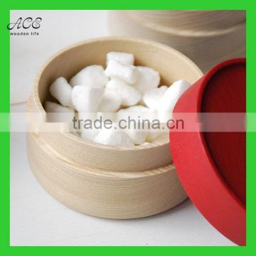 Kitchen decorative wooden spice container