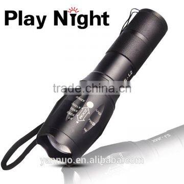 G700 LED Aluminum Rechargeable Tactical Flashlight, 18650 battery casing