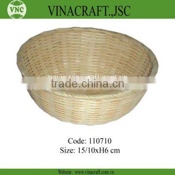 Wholesale bamboo basket fruit basket decoration