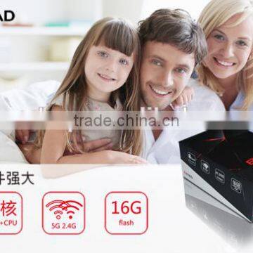 2017 Factory Cheap Strong Hongkong/Taiwan/Korea/Japan/Malaysia Live Steaming EVPAD Pro Bluetooth 1/16GB IPTV Android TV Box