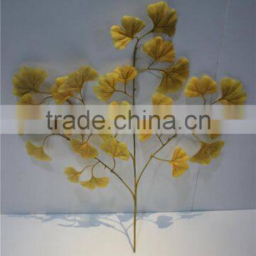 brand name artificial plants artificial leaf branch green leaf decor gingko leaf