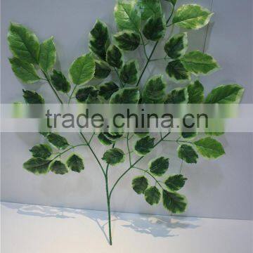 brand name artificial plants artificial leaf branch green leaf decor banyan leaf