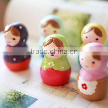 Customed Fashion Resin Russia doll