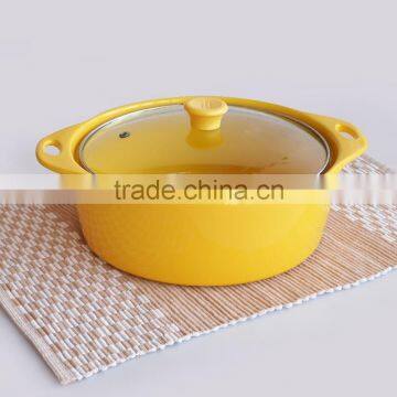 Ceramic Glaze Bakerware With Lid, Rectangle Oval Square Round Roaster photo-3