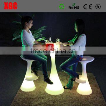 Light up Colored Plastic Wedding Rental Events Furniture With RGB Led photo-2