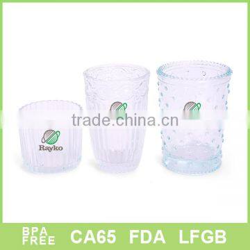 glass water mug for milk water and beer