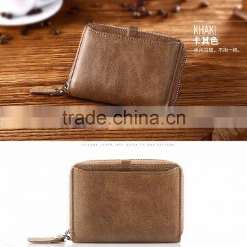 Men Pickup Bag Lady Pull Card Multi Organ Documents Metrosexual Zipper Card Bag photo-3