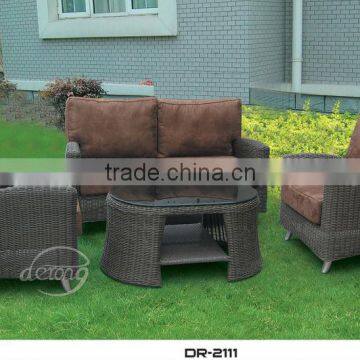 Factory manufacturer round rattan garden sofa set,rattan outdoor furniture