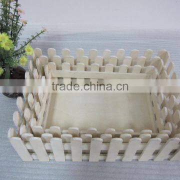 outdoor wooden flower pot