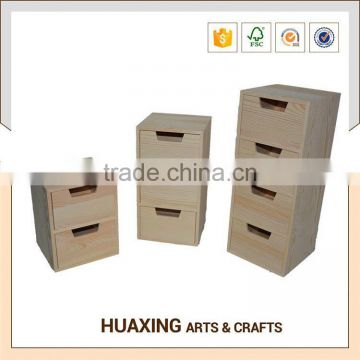 High quality and large capacity wooden drawer cabinets with master carton packaging