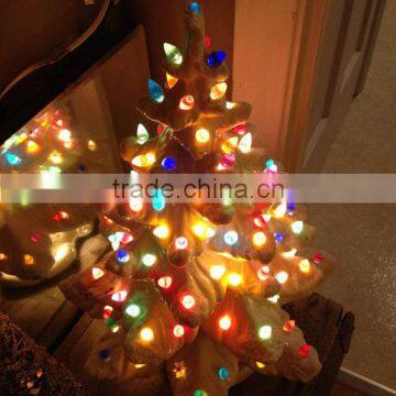 White Ceramic Christmas Tree Light photo-2