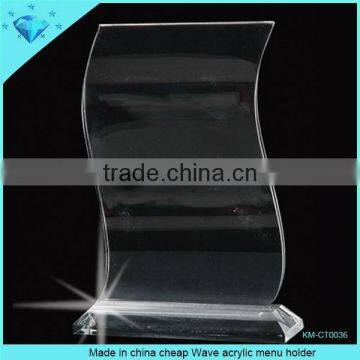 3 Side Acrylic Menu Stand photo-3