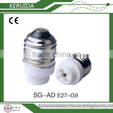 High Quality Plastic Halogen E27 to G5.3 Lampholder Conversion Adapter photo-2