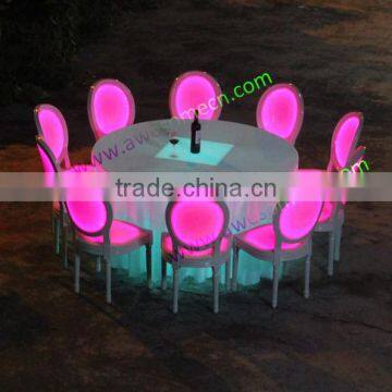 Outdoor Illuminated Led Stool High Bar Chair for Event Furniture Hire Business photo-3