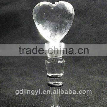 Wholesales Heart Shape Acrylic LED Light Wine Bottle Stopper photo-3