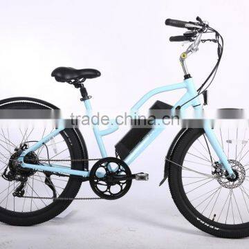 2017 Newly Design 26 Inch CE Approved Sand Beach Cruiser Electric Bike photo-2