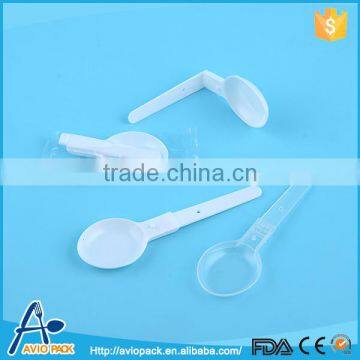 Charming design heat resistant hard plastic PP foldable spoon