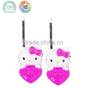 Funny Plastic Two Way Wireless Radio Control Walkie Talkie , Kids interphone Intercom From Dongguan