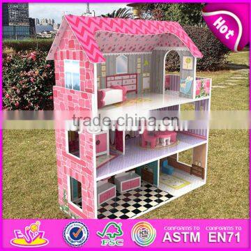 New Design Lovely Girls Toy Sets Wooden Miniature House Kits W06A235 photo-2