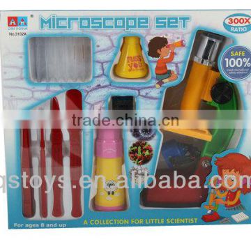 300X Microscope with telescope and kaleidoscope intellect toys