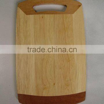 Rubber Wood Cutting Board With Handle photo-2