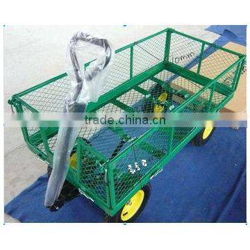 steel mesh garden heavy dutyFour-wheel Garden cart TC1840