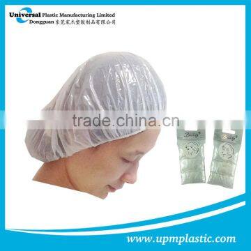 One time use LDPE hotel disposable shower cap