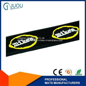 Promotional Soft Pvc Customized Logo Rubber Bar Mat photo-3