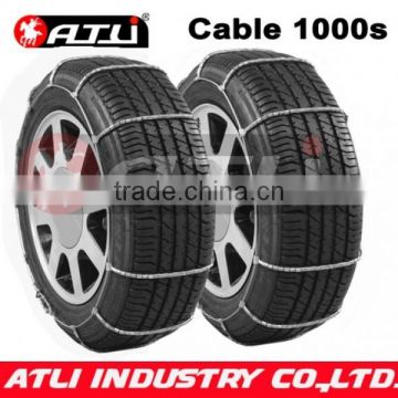 Quick mounting 1000S Cable tire chain for car