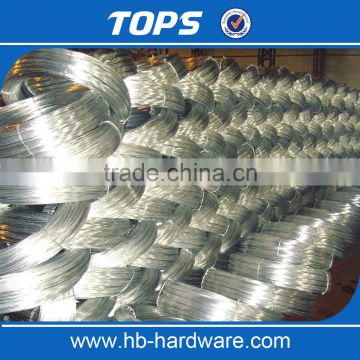 Electro galvanized tie wire