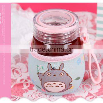 L00054 2017 High Quality Stylish Design Custom Penguin Shape Pyrex Heat-Resistant Clear Glasses Bottles photo-4