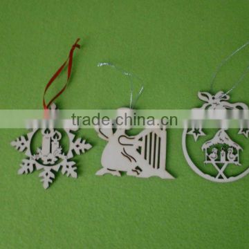 Die cut christmas wood Laser key Craft