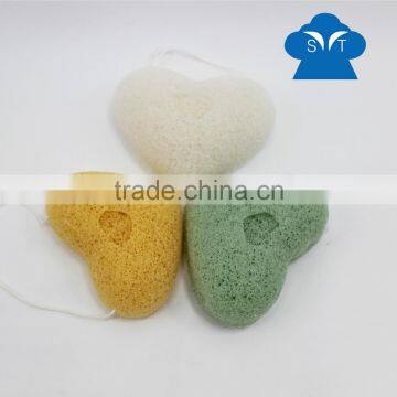 Factory Price Original Material Konjac Puff Cosmetic Sponge With Soap for Face Cleansing