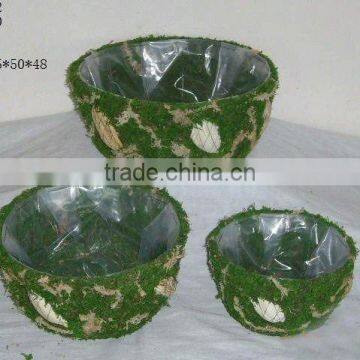 moss basket set