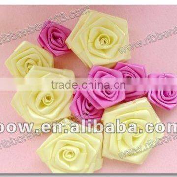 Ribbon artificial rose flowers decoration