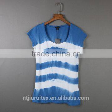 Girls fashion tie dye t-shirt /tie dye blouse/tie dye tank top