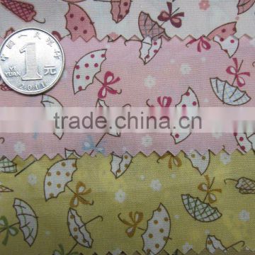 Colorful Umbrella Flying Cotton Printed Cloth