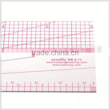 Kearing Chinese Manufacture Multi Use Pattern Grading Ruler Plastic Rulers With Protractor B75 photo-5