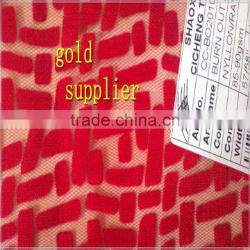 Burn Out Cheap Lace Fabric photo-2